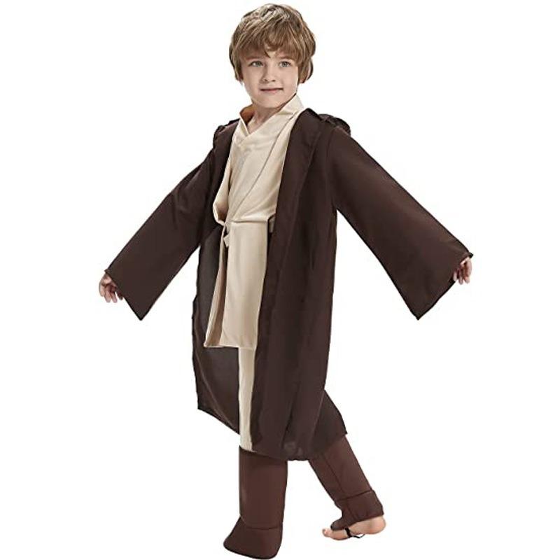 Hot-selling Halloween Costumes for Children Jedi Knight Star Wars Classic Characters for Children