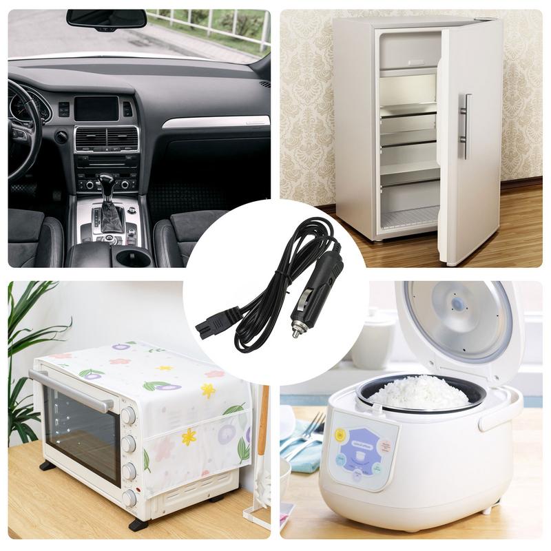 Шнур питания для автомобильного холодильника, автомобильный удлинитель гнезда прикуривателя, шнур питания постоянного тока, силовые кабели для автомобильного холодильника 12 В/24 В