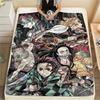 Demon Slayer Retro Style Blanket, Soft Throw for Sofa Bed, Ideal Gift for Retro Anime Fans.chl