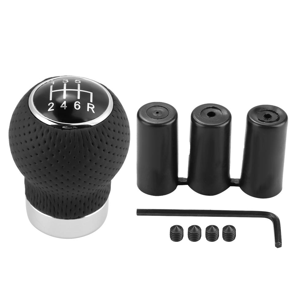 6 Speed Universal Car Gear Shift Knob Stick Head Shifter Hanldle Lever