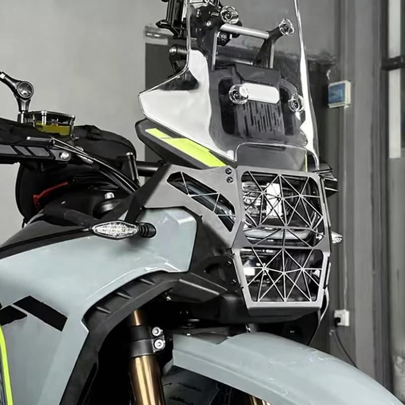 Сетка-защита передней фары мотоцикла Решетка Для CFMOTO CF MOTO 450 MT 2024 2025 2026 Защита фары Защитный кожух лампы Аксессуары