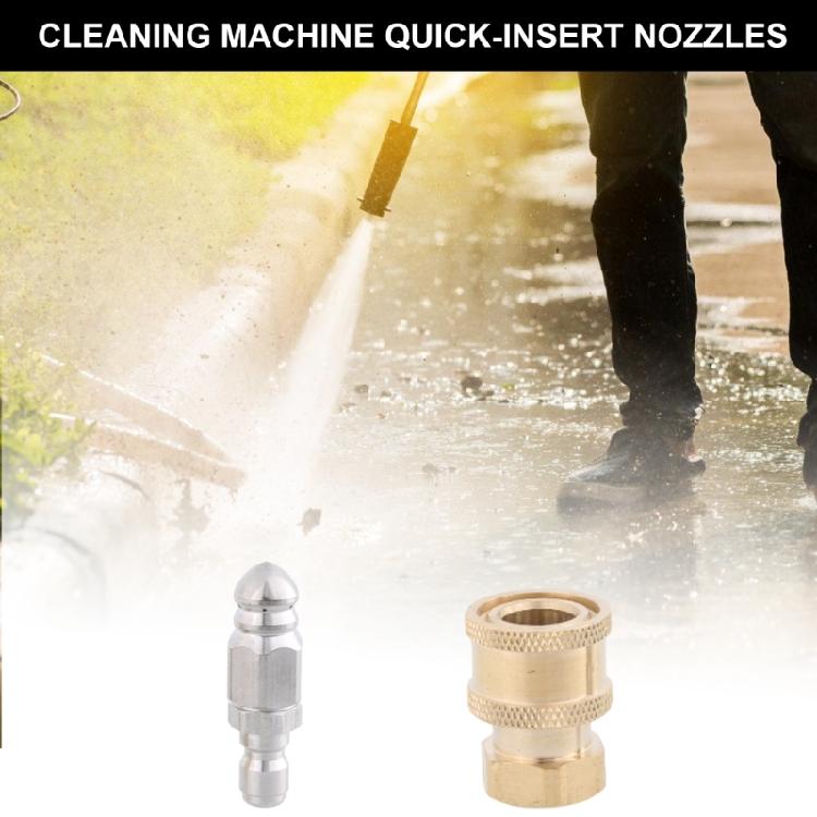 Набор адаптеров для мойки высокого давления из нержавеющей стали, быстроразъемный соединитель, фитинг-муфта для шланга мойки высокого давления