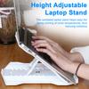 Регулируемая подставка для ноутбука, высокая устойчивость, прочная, несущая способность, компактная, портативная, многоугольная, поворотная, нескользящая подставка для ноутбука