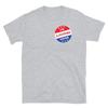I Worked Out Today Exercise Fitness I Voted Parody Short-Sleeve Unisex T-Shirt