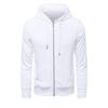 High Quality Fashion Zip Hoodies Men Retro Harajuku Solid Color Jacket High Street Zip Up Hoodie Casual Loose Sweatshirt Clothes