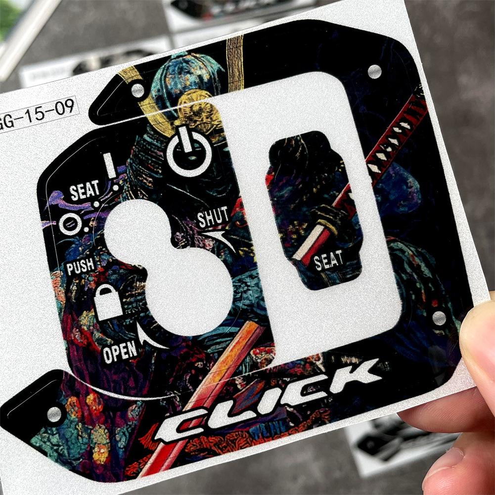 Крышка зажигания мотоцикла, светоотражающие наклейки, наклейка на отверстие для ключа мотоцикла, аксессуары для Honda Click 125i CLICK 125 i v2