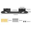 Universal Speaker Bracket Sound Bar Wall Mount Brackets Space Saving Hold Up To 30 Lbs Fits Most Soundbar Wall Mount Shelf