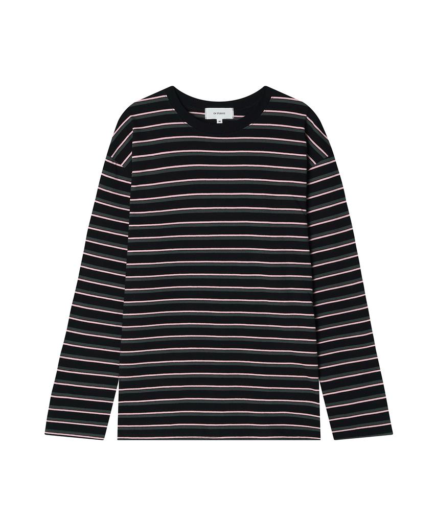 OX STUDIOS Multi Stripe Long Sleeve (Black)