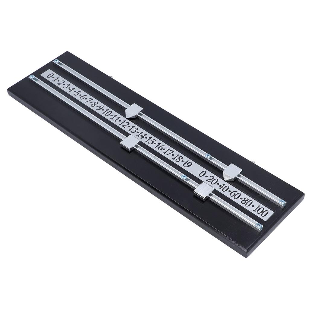 Бильярдная доска для подсчета очков с 2 дорожками, экономящая место, из цельного дерева, универсальная, для домашнего клуба