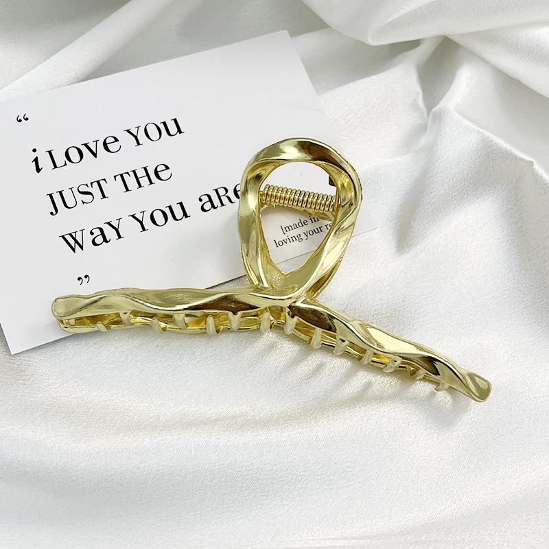 Модные женские металлические когти для волос, модные золотые серебряные заколки-крестики для волос, корейские геометрические шпильки для волос, аксессуары для волос для девочек