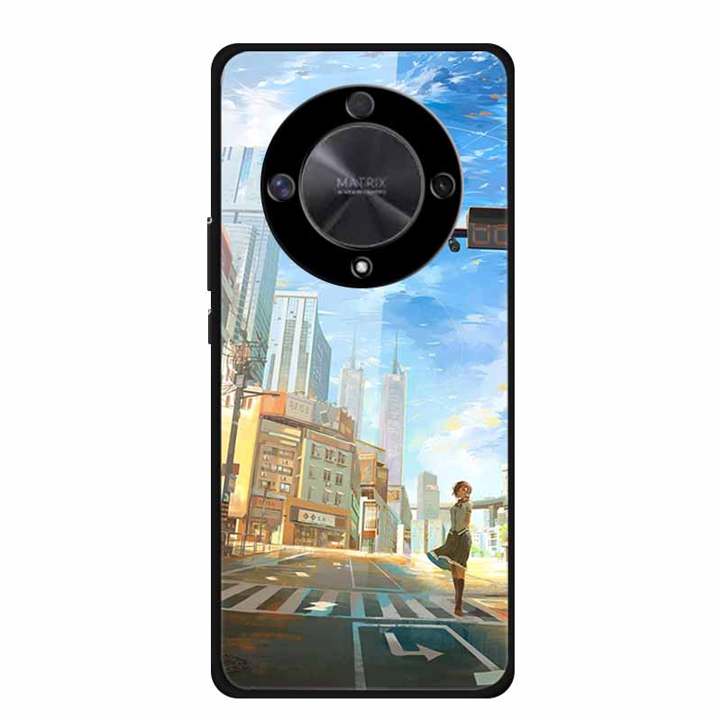 Чехол для Honor X9B X9A 5G Роскошный Закаленное Стекло Жесткая Задняя Крышка для Чехлов Телефона Honor X9A 5G Fundas Honor x 9B X9 B 5G X 9A X9 A