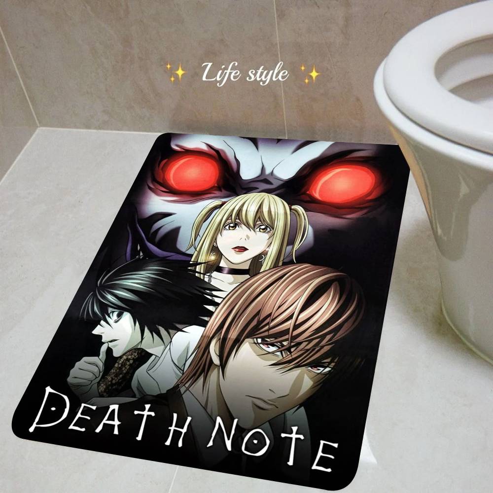 Hot Anime Death Note(16) Room Mats Anti-slip Absorb Water Long Strip Cushion Bedroon Mat Household Carpets