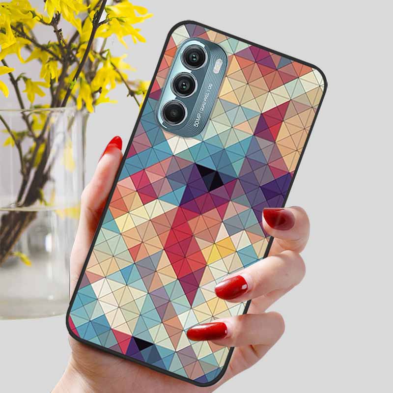 Fashion Lovely Cute Black TPU Silicone Phone Cover for Motorola Moto G Stylus 4G 5G 2022 Protect Soft Bumper Shells Coque Capa