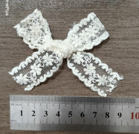 Сладкий темпераментный сетчатый кружевной бант для головы - аксессуары для волос и одежды своими руками