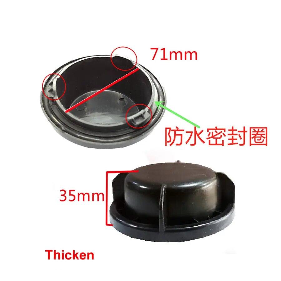 For Jeep Compass 2017- Rear Cover Dust Cover High Beam Headlight Cover Lengthened Seal Cover 71mm 1pcs