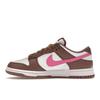 Nike Dunk Low Smokey Mauve Игривые розовые женские кроссовки Коричнево-белые FZ3611-208