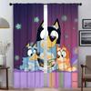 Kitchen Curtains for Living Room Curtain B-BlueyS Shades Anti-mosquito Curtains 2 Pieces Partition Blinds Halloween Decoration