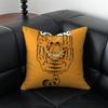 cartoon lazy GGarfieldS Cushion Cover Pillow Case Antidustmite Invisible zipper silky plush cushion