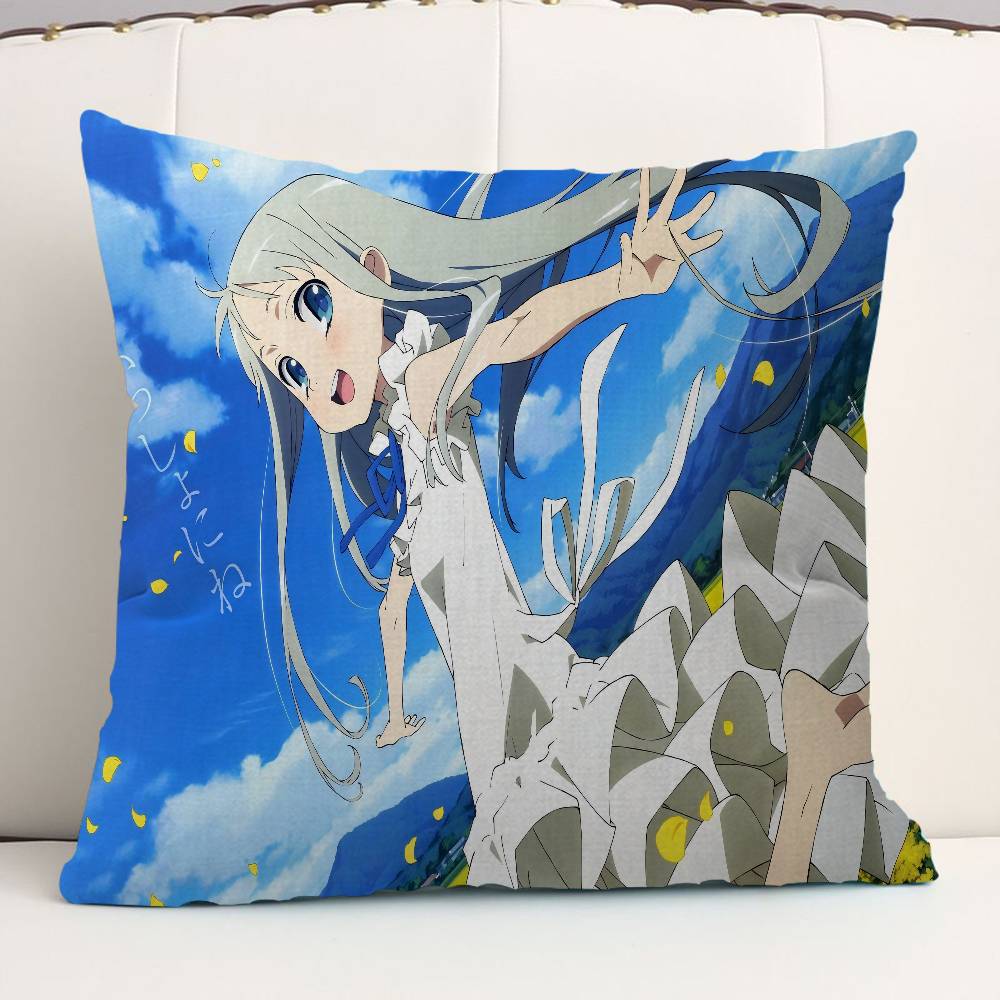 Аниме Исцеление A-Anohana Наволочка Чехол на Подушку для Дивана Декор Комнаты Подарок для Детей