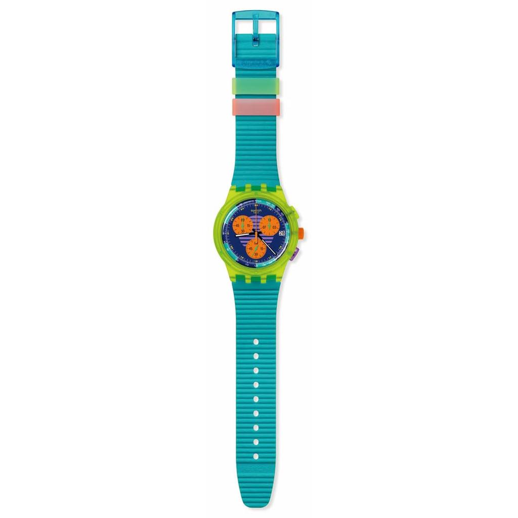 Часы SWATCH NEON WAVE SUSJ404 Green [Swatch]