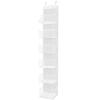 Morisho Plush Toy Storage, Wall-MountedNon-Wall MountedFoldable, Large Capacity Storage Shelf, 6 Tiers, White