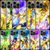 Чехол для телефона Saint Seiya Knights Of The Zodiac для Apple Iphone 16 15 Plus 13 12 Mini 16E 11 14 Pro Max X XS XR 8 7 SE 2020