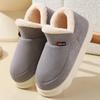 2025 Winter Platform Plush Slippers Women Comfy Soft Sole Cotton Indoor Shoes Woman Non Slip Windproof Warm Snow Boots Female
