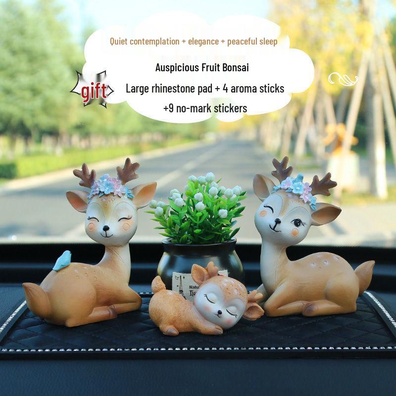 Deer Car Ornament: Stylish and Unique Interior Decoration for Men and Women