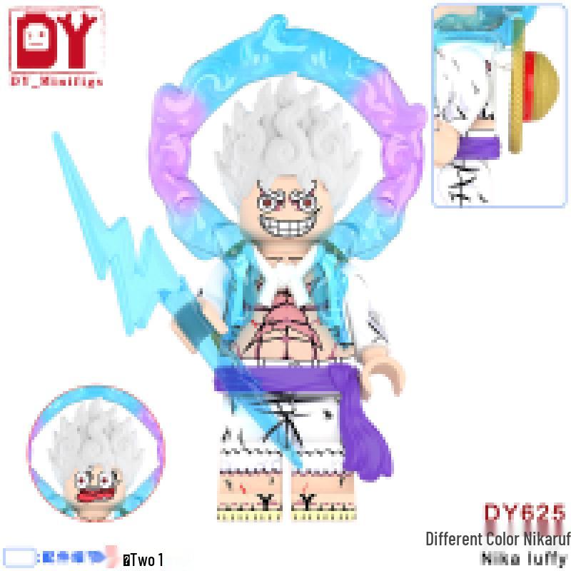 Пиратская Аниме Серия DY601-DY661 Образовательный Конструктор Минифигурки Игрушка для Мальчиков