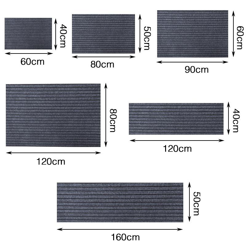 Моющийся кухонный напольный коврик, водонепроницаемый, маслостойкий, грязеотталкивающий, противоскользящий коврик для входной двери T для террасы и на открытом воздухе