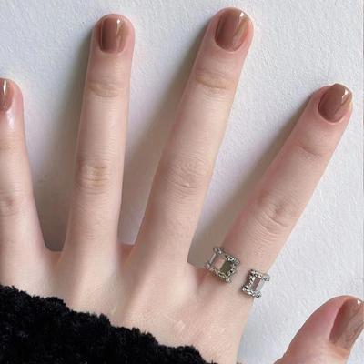 24 шт. Атмосфера ранней осени, Карамельный цвет, Простые и белые однотонные таблетки для нейл-арта, Изделия из искусственных ногтей, Специально для женщин, носящих ногти