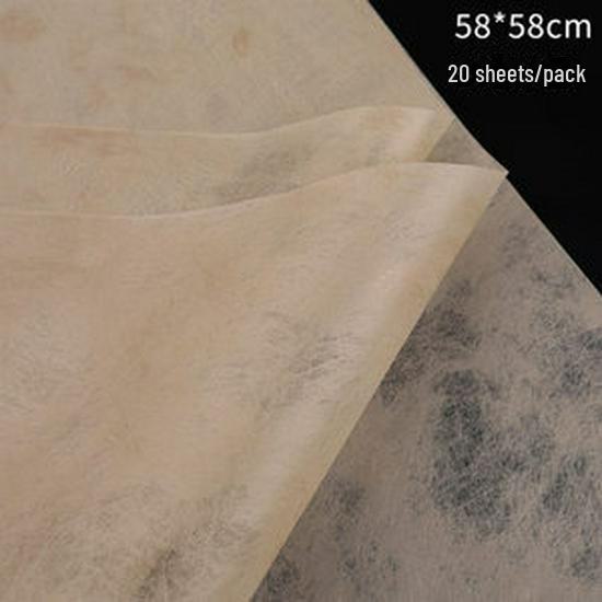 Custom Waterproof Bouquet Paper - Solid Color Cotton Flower Wrap Material