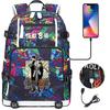 Kaiju 8 Printed USB Port Teen Student Backpack Casual Large Capacity Travel Daypack