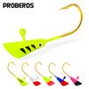 Proberos LURE Lead Head Hook Facing The Sky Color Soft Insect Hook Soft Fish Bait Fish Hook Tumbler Lead Head Hook