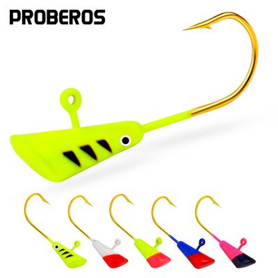 PROBEROS LURE Крючок со свинцовой головкой, обращенный к небу, Мягкий крючок для насекомых, Мягкая рыбная наживка, Рыболовный крючок, тумблер, Крючок со свинцовой головкой