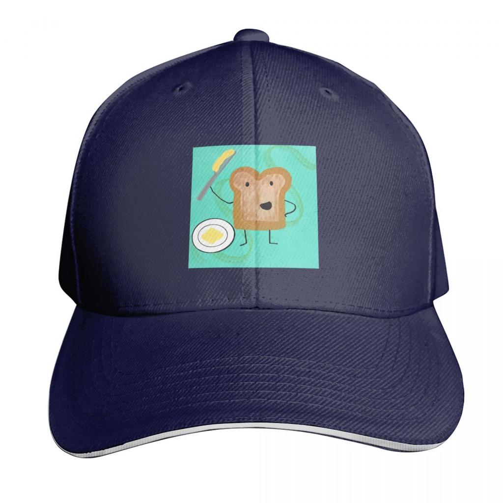 Toast Baseball Cap golf hat genuine cute Sunhat Streetwear Women Hats Unisexs
