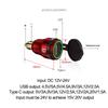 Водонепроницаемый Мотоциклетный 12В 24В QC3.0 USB Type C PD Быстрый Зарядник Адаптер Питания Hella DIN Розетка для BMW Ducati Мотоцик