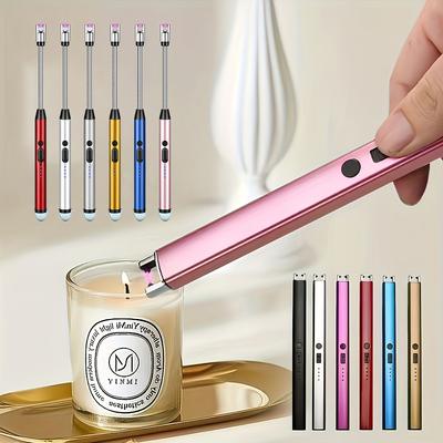 Перезаряжаемая USB зажигалка Креативная кухонная горелка для свечей, Ветрозащитная зажигалка Уникальный кухонный гаджет