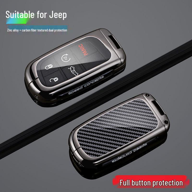 Replacement Shell for Dodge Journey, Jeep Grand Cherokee, and Chrysler Smart Key Remote.