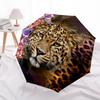 Дождевой зонт с узором «Золотой леопард»