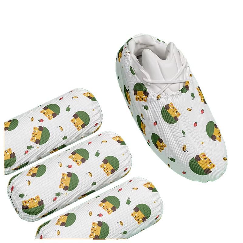 Disposable Shoe Covers - Thickened Non-Woven, Wear-Resistant, Ideal for Indoor Use In Computer Rooms or by Students.