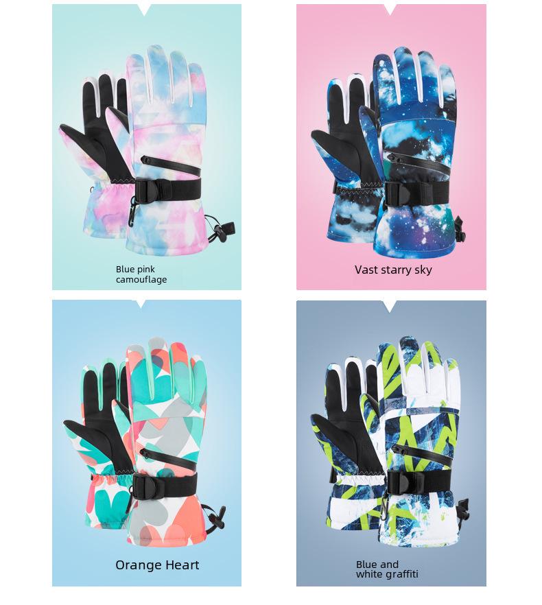 Unisex Winter Ski Gloves: Warm, Waterproof, Touchscreen-Compatible for Outdoor Activities