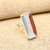 Rainbow Mystic Topaz Gemstone Handmade 925 Solid Sterling Silver Jewelry Ring For Her