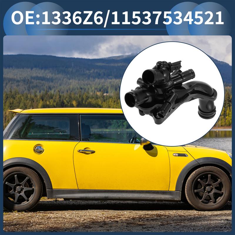 X Autohaux Engine Coolant Thermostat Housing Assembly for Mini Cooper 1.6L 2007-2013 new