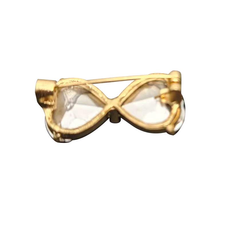 Креативная брошь-бант со стразами: Сладкий аксессуар с высоким блеском для женщин