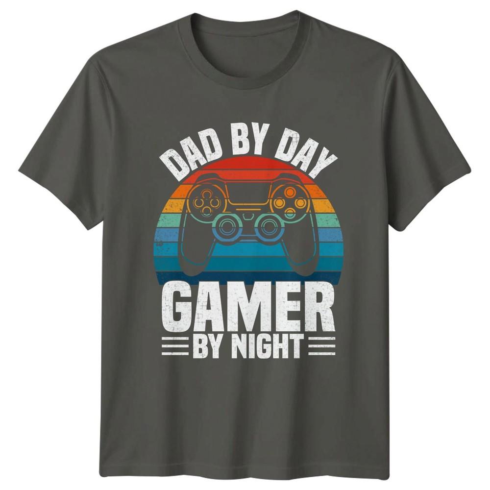 Dad By Day Unisexs TShirt Gaming Gamer