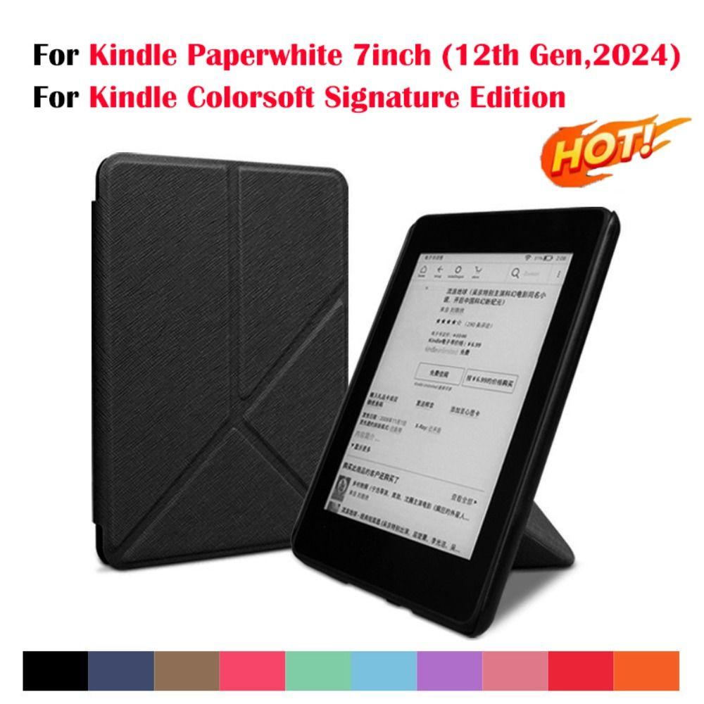 SA568B 7 Inch E-Reader Case Protective Shell for Kindle Paperwhite 2024 12th/Colorsoft