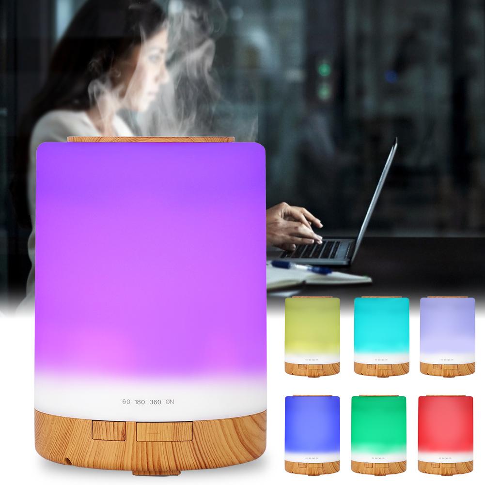 300ml Aromatherapy Essential Oil Diffuser Ultrasonic Air Humidifier with Remote ControlUK Plug