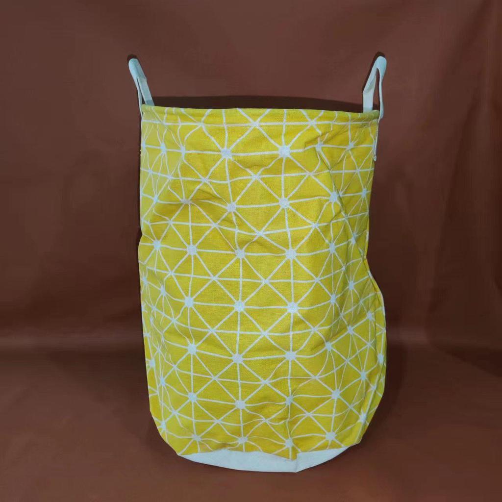 Тканевая корзина для белья в скандинавском стиле - Простая, прочная и стильная корзина для одежды для ванной комнаты или домашнего хранения.