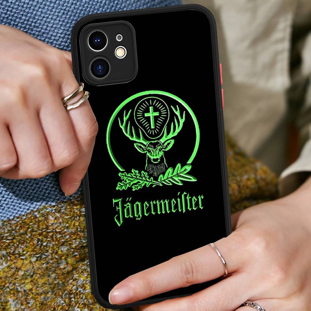 Чехол для телефона с логотипом J-Jagermeister для IPhone 16 15 14 Plus 15 13 12 11 Pro Max X XS MAX Матовый чехол
